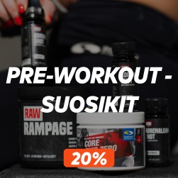 Valikoidut PWO-lisravinteet 20 %
